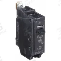 GE Miniature Circuit Breaker: THHQB, 30 A, 120/240V AC, Single Phase, 22kA at 120/240V AC, 1 Poles (MPN THHQB1130). Key specifications — attr195972: 30 A; attr195973: 120/240V AC; attr195974: Single; attr195975: 22kA at 120/240V AC; attr195976: Bus Connections of Load Centers.