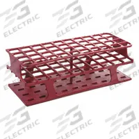 Tube Rack: 3 3/8 in Overall Wd, 10 in Overall Ht, 4 in Overall Lg, POM, Magenta, (40) Wells (MPN HS27513D). Key specifications — Material: POM; Mounting Location: Benchtop; Color: Magenta; Product Type: Test Tube Rack; Total Holding Capacity: (40) Wells; Brand: HEATHROW SCIENTIFIC.