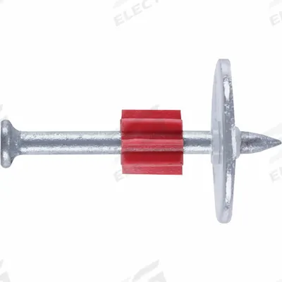DEWALT Pin Drive Anchor: 1 in Overall Lg, 0.3 in Head Dia., 9/64 in Shank Dia. - Pins for Powder-Actuated Tools