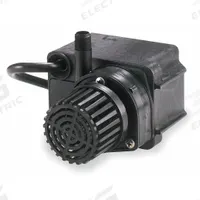 Pond Pump: 1/125 hp, 115V AC, Plastic housing, 6.5 ft Max Head (MPN 566608). Key specifications — Pump Type: Fountain Pump; Brand: LITTLE GIANT; Manufacturer Part Number: 566608; Nameplate Voltage: 115V AC; Discharge Connection: 1/4 in NPT.