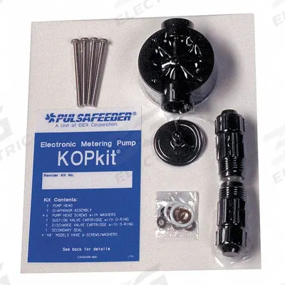 PULSAFEEDER Pump Head Repair Kit: Mfr Part # K3PTC1, Polypropylene - Pump Head Service Kits & Repair Parts
