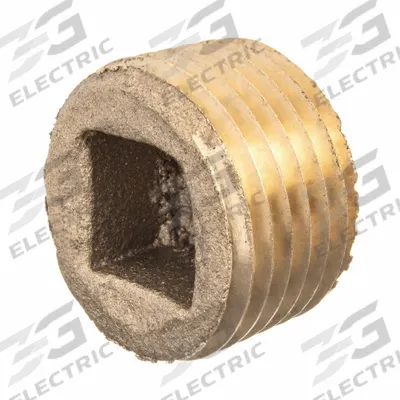 APPROVED VENDOR Plug: Square Drive Cored Plug, 4 in, NPT Threaded, Class 125 - Low-Pressure Threaded Pipe Fittings