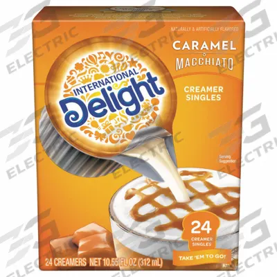INTERNATIONAL DELIGHT Liquid Creamer: Caramel Macchiato, 0.5 oz Item Size - Creamers