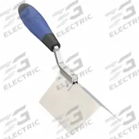 WESTWARD Outside Corner Trowel: Blade Mat. Stainless Steel, 2 1/2 in Blade Wd, 5 in Blade Lg (MPN 13P540). Key specifications — attr1004958: WESTWARD; attr1008761: Durable; attr1027103: Rubber.