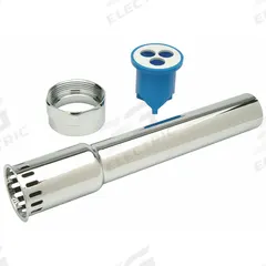 ZURN Vacuum Breaker Outlet Tube: Toilets, Brass, Flush Tube/Nut/Vacuum Breaker, 2 in Overall Wd (MPN P6001-A-AA-CP). Key specifications — Includes: Vacuum Breaker; Product Type: Vacuum Breaker Outlet Tube; Brand: ZURN; Compatible Series: ZEMS 6000.