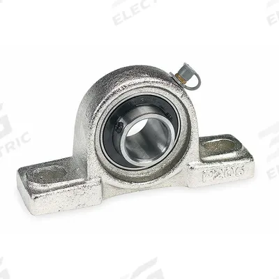 Dayton Pillow Block Bearing: 3/4 in Bore, Cast Iron, Set Screws, 1 5/16 in Shaft Ht - General Purpose Pillow Block Ball Bearings