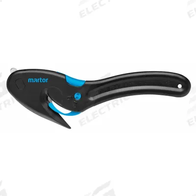MARTOR Hook-Style Safety Cutter: 8 1/4 in Overall Lg, Straight Handle, Plain, Steel - Single-Hook Safety Cutters