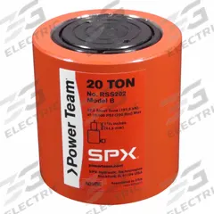 POWER TEAM Standard Hydraulic Rams: Single Acting, 20 ton Nominal Capacity, 2 in Nominal Stroke Lg (MPN RSS202). Key specifications — attr98927: POWER TEAM.