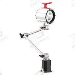 NIK LIGHT Task Light: LED, Plug, Articulating, 36.22 in Arm Reach, 2,600 lm Max Brightness, 6000K (MPN IR-LED-COB-L). Key specifications — attr565483: LED; attr565453: NIK LIGHT; attr565455: 20W; attr565462: Plug; attr565488: 100 to 240V AC.