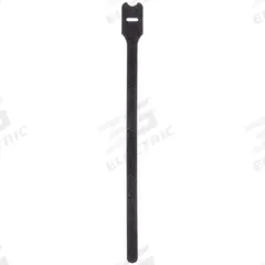 PANDUIT Hook-and-Loop Cable Tie: 8 in Lg, 1.91 in, 0.5 in Wd, Nylon/Polyethylene, Black, 10 PK (MPN HLT2I-X0). Key specifications — Max. Bundle Dia.: 1.91 in; Material: Polyethylene; Color: Black; Brand: PANDUIT.