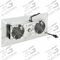 Crawl Space Fan: Exhaust, 220 cfm Max Airflow, 2 Fans, 40 W, 5 ft Cord, Includes Dehumidistat (MPN V2D). Key specifications — Includes Dehumidistat: Yes; Nameplate Voltage: 120V AC; Includes: Power Cord; Brand: TJERNLUND; Nominal Voltage: 115V AC; Number of Fans (Broad): Double Fan.