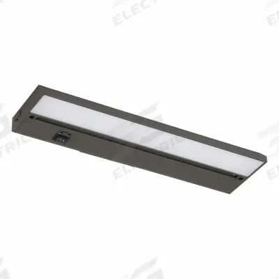 LED Under Cabinet: 14 in Lg, 437 lm, 2700K/3000K/4000K, 6.7 W, Plug-In or Hardwired - Linear LED Under-Cabinet Light Fixtures