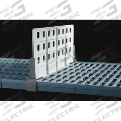 METRO Divider: 8 in x 18 in, Front to Back, 6 Dividers/Ledges, Polymer, Taupe (MPN MUD18-8). Key specifications — Brand: METRO; Material: Polymer; Total Number of Dividers/Ledges: 6; Color: Taupe.