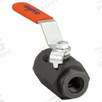 DYNAQUIP CONTROLS Manual Two-Way Ball Valve: 1/2 in, Carbon Steel, Straight, SAE x SAE, Two-Piece (MPN VLE2.NK 1/2). Key specifications — Brand: DYNAQUIP CONTROLS; Handle: Lever.