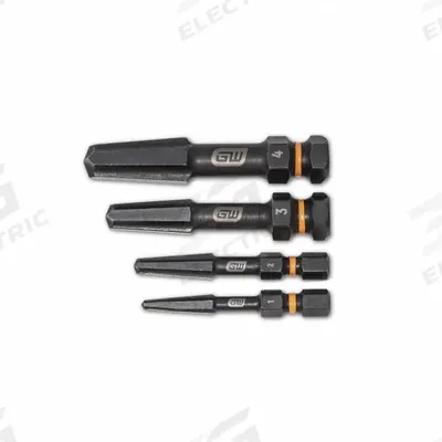 GEARWRENCH Screw Extractor Set: 4 Pc, Socket Extractor - Straight-Flute Extractor & Drill Bit Sets