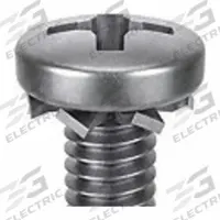SEMS Screw: External Tooth, #8-32 Thread Size, 3/4 in Lg, Stainless Steel, Passivated, Pan, 25 PK (MPN 1-PPE-8C-75). Key specifications — Drive Size: #2.