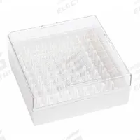 Freezer Box: 130 mm Overall Lg, 130 mm Overall Wd, Resin (MPN W651704-W). Key specifications — Material: Resin; Product Type: Freezer Box; Brand: WHEATON.