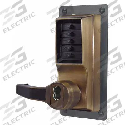 KABA SIMPLEX Mechanical Push Button Lockset: ADA Compliant - Mechanical Keyless Access Locksets