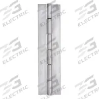 MARLBORO Piano Hinge: Stainless Steel, 12 in Leaf Ht, 1 1/2 in Leaf Wd (MPN 4PNN9). Key specifications — Material: Stainless Steel.