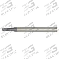WIDIA HANITA Ball End Mill: Carbide, TiAlN Coated, 2 Flute, 6 mm Mill Dia, 6 mm LOC, 100 mm OAL (MPN 706106004RT)