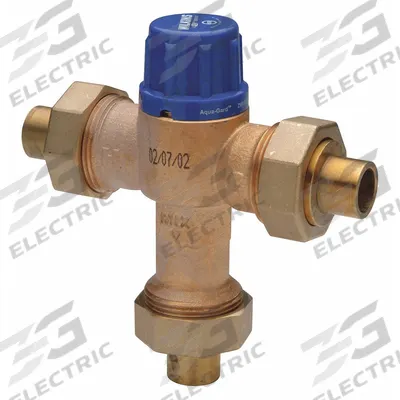 ZURN Thermostatic Mixing Valve: 3/8 in Inlet Connection Size - Point-of-Use Mixing Valves