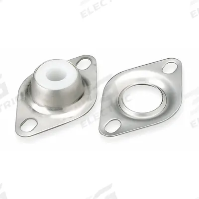 DAYTON 2 Bolt Flange Bearing: 2 Bolt, 5/8 in Bore, 4 3/8 in Overall Lg - Stamped Steel Flange-Mount Plain Bearings