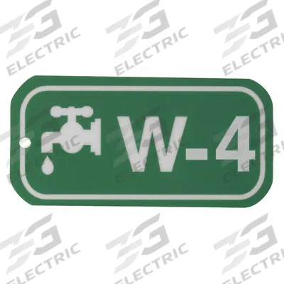 BRADY Lockout Tag: None/ No Header, W-4, Polystyrene, English, Plastic (MPN 105647) - Safety