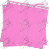 ID Wristband: No Legend, 10 in Overall Lg, 1 in Overall Wd, Tyvek®, Pink, 500 PK (MPN 95101). Key specifications — attr1126094: Pink.