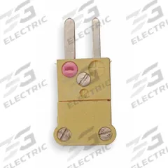 TEMPCO Thermocouple Plug: Jack, For Type K Thermocouple Type, Mini Plug, 2 Pins, Round, Round (MPN TCAR-1012). Key specifications — attr1432255: Round; attr1276097: Jack; attr1276100: Alumel; attr1276082: Mini Plug; attr1276092: TEMPCO; attr1276087: Yellow; attr1276088: Nylon-Filled Thermoplastic; attr1276089: TCAR-1012.