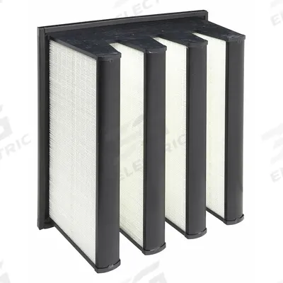 GRAINGER V-Bank Air Filter: 24 in x 24 in x 12 in, Synthetic, Single Header - MERV 15 V-Bank Air Filters