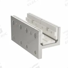 Linear Bearing: 15 Series, 6 in L x 2 1/2 in W x 2 3/4 in H, Silver, Single Flanged, Std, Anodized (MPN 6516). Key specifications — Brand: 80/20; Housing Material: Aluminum; Finish: Anodized.