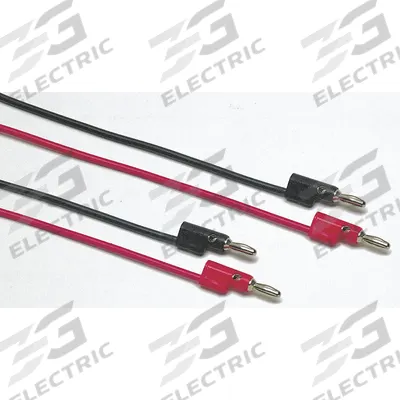FLUKE Test Leads: Black/Red Electrical Current Color, Banana Plug, 36 in Lg - Modular Test Leads