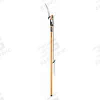 FISKARS Tree Pruner Pole and Pole Saw: 12 1/4 in Blade Lg, Steel, Rubber, 1 1/4 in, Wood (MPN 393981-1005). Key specifications — attr284616: FISKARS; attr279275: Steel; attr279276: Rubber; attr279277: 1-1/4 in; attr279282: Wood.