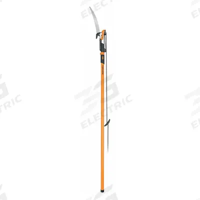 FISKARS Tree Pruner Pole and Pole Saw: 12 1/4 in Blade Lg, Steel, Rubber, 1 1/4 in - Pole Saws