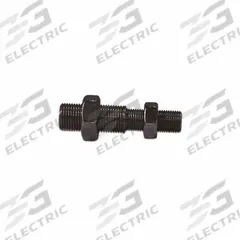 B-TEK Threaded Adapter: Threaded Adapter, 2 1/4 in Overall Lg, 1/2 in Overall Wd, 1/2 in Overall Dia (MPN 985-0081). Key specifications — attr1418884: (2) Jam Nuts; attr1426222: 3/8"-24; attr1426223: 3/8"-24; attr1418877: B-TEK; attr1418890: Threaded Adapter.