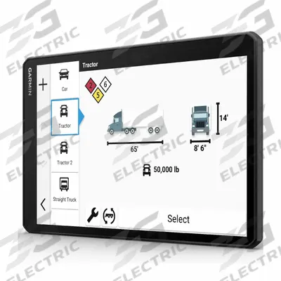 GARMIN Navigation Unit: Magnetic Mount, TFT, 5 19/64 in Display Ht - Vehicle GPS Units