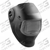 3M Welding Helmet: Passive, Black, W10, 2.8 in x 4.3 in, Ratchet, PPA, 10 Welding Light State, G5 (MPN 09-0100-P10). Key specifications — Color: Black; Suspension Adjustment Type: Ratchet; Series: G5; Graphics: None; Viewing Area: 2.8 in x 4.3 in; Brand: 3M; Grind Mode: No; Helmet Material: PPA.