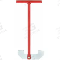 APPROVED VENDOR Garbage Disposer Wrench: Alloy Steel, 8 3/4 in Handle Lg, 3 13/16 in Overall Wd (MPN 45101). Key specifications — attr524928: Alloy Steel; attr542334: Open End; attr522391: Garbage Disposal Wrench; attr326393: 10-3/4 in; attr326150: APPROVED VENDOR; attr542335: Easy Position On Shredder Plate, Grip Handle with an Extended Arm; attr550806: No.