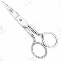CLAUSS Scissors: Ambidextrous, 4 in Overall Lg, Straight, Steel, Pointed, Silver, Multipurpose (MPN 12250). Key specifications — attr308500: Steel; attr308502: Silver; attr308505: Ambidextrous; attr308522: Multipurpose; attr324896: CLAUSS.