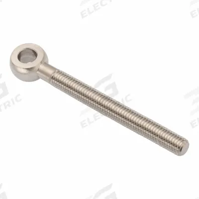 AMPG Fixed Rod End: Stainless Steel, Plain, 110 mm Hole Center-to-End Lg - Stainless Steel Male Threaded Fixed Rod Ends