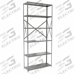 HALLOWELL Metal Shelving: Standalone, Medium-Duty, 48 in x 18 in, 84 in Overall Ht, 5 Shelves (MPN F4710-18HG). Key specifications — Frame Material: Steel; Shelving Material: Steel; Assembled: Unassembled; Color: Gray; Brand: HALLOWELL.