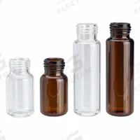 QORPAK Borosilicate Headspace Vial: 20 mL, No Closure, 22.58 mm Body Dia, Round, Colorless (MPN 323670). Key specifications — Body Color: Colorless; Screw Closure Size: 18 mm; Brand: QORPAK; Bottom Shape: Round; Self-Standing: Self-Standing.