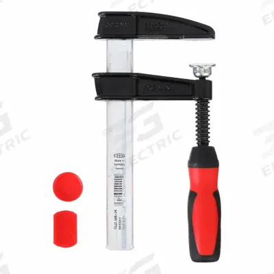 BESSEY Bar Clamp: Light Duty, Screwdriver Handle, 6 in Jaw Opening - Max, 600 lb Clamping Force - Nonmarring Bar Clamps