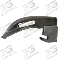 MEDSOURCE Laryngoscope Blade: MacIntosh, 0 Blade Size, Fiber Optic, 3 1/8 in Overall Lg (MPN MS-46210). Key specifications — Brand: MEDSOURCE; Blade Size: 0; Color: Silver; Material: Stainless Steel; Disposable: Disposable; Illumination Type: Fiber Optic.