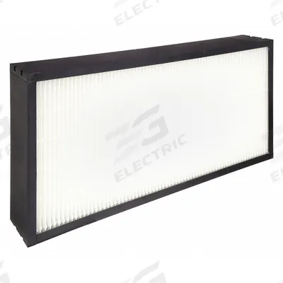 GRAINGER Minipleat Air Filter: 12 in x 24 in x 4 in, Synthetic, Plastic, No Header - MERV 14 Minipleat Air Filters