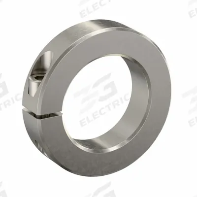 RULAND MANUFACTURING Shaft Collar: 1-Piece, Inch, Round, Clamp-On, 1 1/2 in Bore Dia - Stainless Steel Shaft Collars