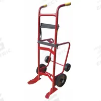 DAYTON Drum Hand Truck: For 55 gal Cntnr Cap, For Steel Container Material, 1,000 lb Load Capacity (MPN 34D665). Key specifications — Overall HxWxD: 57 in x 24 in x 24-1/2 in; Wheel Type/Material: Tread on Core Polyolefin; For Container Material: Steel; Brand: DAYTON.