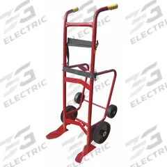 DAYTON Drum Hand Truck: For 55 gal Cntnr Cap, For Steel Container Material, 1,000 lb Load Capacity (MPN 34D665). Key specifications — Overall HxWxD: 57 in x 24 in x 24-1/2 in; Wheel Type/Material: Tread on Core Polyolefin; For Container Material: Steel; Brand: DAYTON.