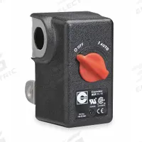 CONDOR USA, INC Pressure Switch: Std, 80 psi – 100 psi, (4) 1/4" NPT, 80 psi / 100 psi ON/OFF (MPN 11EC2X). Key specifications — attr1027655: Diaphragm; attr434202: CONDOR USA, INC; attr1027685: (4) 1/4" NPT; attr1027686: Standard; attr1027690: Auto/Off.