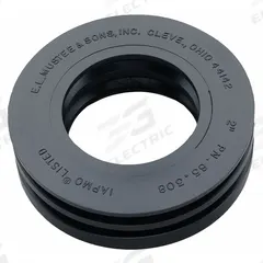 MUSTEE Drain Seal: Rubber, Unfinished, Black, 2 in Nominal Pipe Size, 4 in Overall Lg, No Hub (MPN 65.308). Key specifications — Finish: Unfinished; Brand: MUSTEE; Material: Rubber; Connection Type: No Hub.